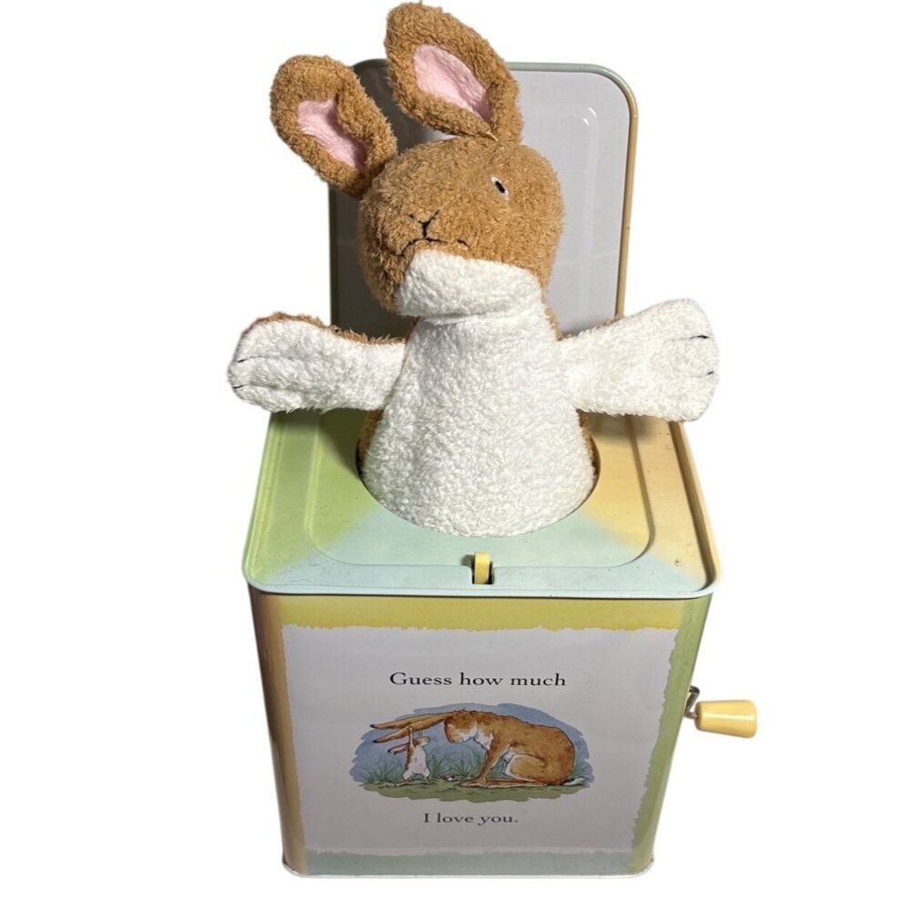 Jack In The Box Plush Bunny Guess How Much I Love You Preferred 2005 Easter
